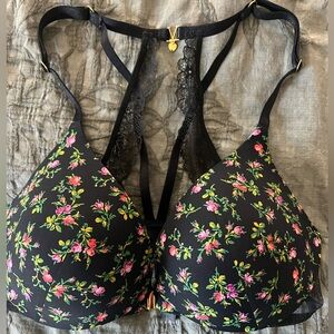VS Floral Lace-Trim Very Sexy Uplift Plunge - 32D